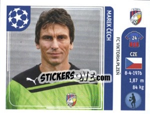 Sticker Marek Cech - UEFA Champions League 2011-2012 - Panini