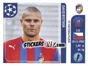 Sticker David Bystron - UEFA Champions League 2011-2012 - Panini