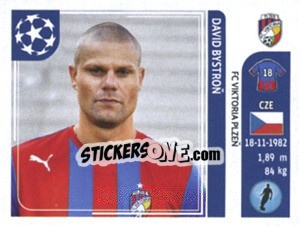 Sticker David Bystron - UEFA Champions League 2011-2012 n. 536 - Panini
