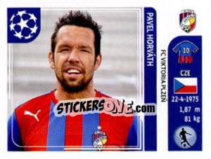 Cromo Pavel Horváth - UEFA Champions League 2011-2012 - Panini