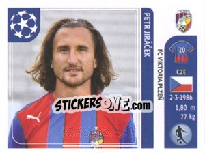 Sticker Petr Jirácek - UEFA Champions League 2011-2012 n. 541 - Panini