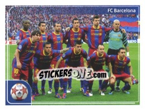 Sticker 2010-11 FC Barcelona - UEFA Champions League 2011-2012 n. 550 - Panini
