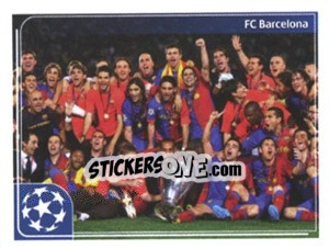 Figurina 2008-09 FC Barcelona - UEFA Champions League 2011-2012 - Panini