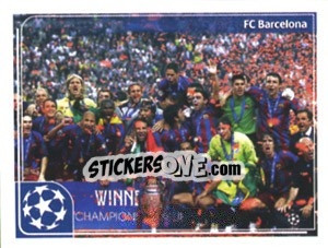 Sticker 2005-06 FC Barcelona - UEFA Champions League 2011-2012 - Panini