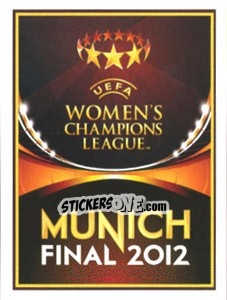 Sticker UEFA Women's Champions League Logo - UEFA Champions League 2011-2012 n. 558 - Panini