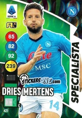 Sticker Dries Mertens - Calciatori 2021-2022. Adrenalyn XL - Panini