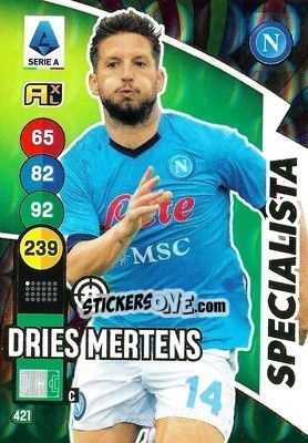 Sticker Dries Mertens - Calciatori 2021-2022. Adrenalyn XL n. 421 - Panini