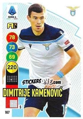 Figurina Dimitrije Kamenovic - Calciatori 2021-2022. Adrenalyn XL - Panini