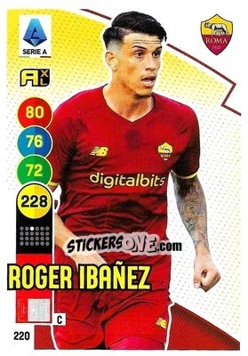 Sticker Roger Ibañez - Calciatori 2021-2022. Adrenalyn XL n. 220 - Panini