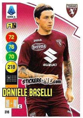 Figurina Daniele Baselli - Calciatori 2021-2022. Adrenalyn XL - Panini