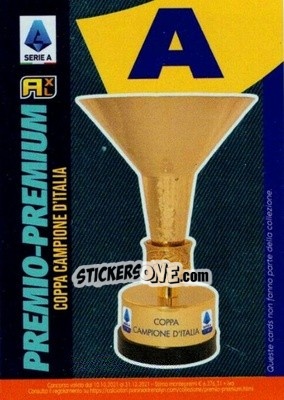 Figurina Coppa Campione d'Italia - Calciatori 2021-2022. Adrenalyn XL - Panini