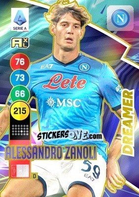 Sticker Alessandro Zanoli - Calciatori 2021-2022. Adrenalyn XL - Panini