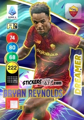 Sticker Bryan Reynolds - Calciatori 2021-2022. Adrenalyn XL - Panini