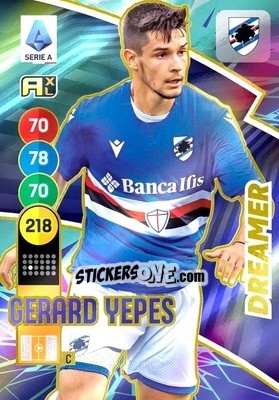 Sticker Gerard Yepes - Calciatori 2021-2022. Adrenalyn XL - Panini