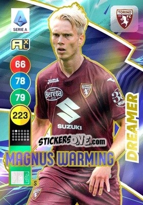 Sticker Magnus Warming - Calciatori 2021-2022. Adrenalyn XL - Panini