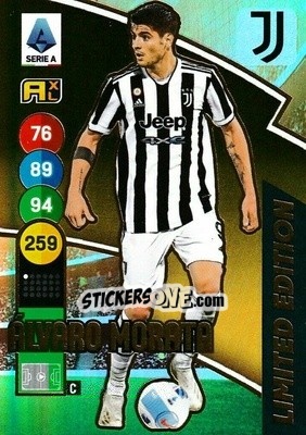 Sticker Alvaro Morata - Calciatori 2021-2022. Adrenalyn XL n. LE-AM - Panini