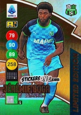 Figurina Jérémie Boga - Calciatori 2021-2022. Adrenalyn XL - Panini