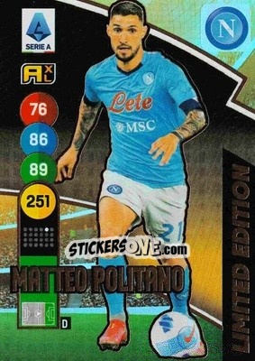 Figurina Matteo Politano - Calciatori 2021-2022. Adrenalyn XL - Panini