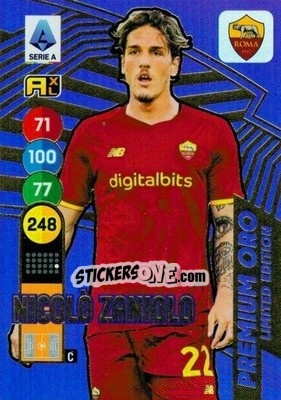 Figurina Nicolo Zaniolo - Calciatori 2021-2022. Adrenalyn XL - Panini