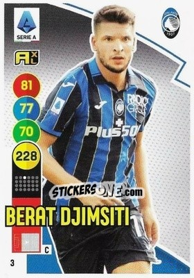 Cromo Berat Djimsiti - Calciatori 2021-2022. Adrenalyn XL - Panini