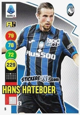 Cromo Hans Hateboer - Calciatori 2021-2022. Adrenalyn XL - Panini