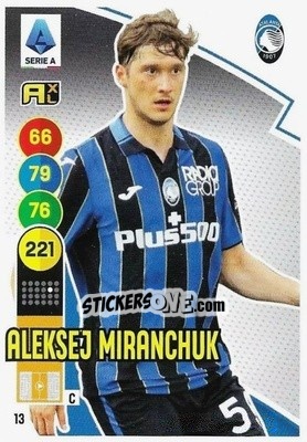 Figurina Aleksei Miranchuk - Calciatori 2021-2022. Adrenalyn XL - Panini