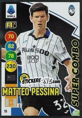 Sticker Matteo Pessina - Calciatori 2021-2022. Adrenalyn XL n. 15 - Panini