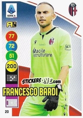 Sticker Francesco Bardi - Calciatori 2021-2022. Adrenalyn XL - Panini