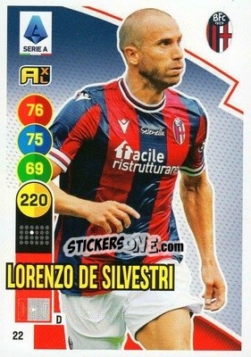 Figurina Lorenzo De Silvestri - Calciatori 2021-2022. Adrenalyn XL - Panini