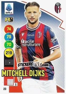 Cromo Mitchell Dijks - Calciatori 2021-2022. Adrenalyn XL - Panini