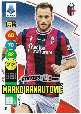 Sticker Marko Arnautovic - Calciatori 2021-2022. Adrenalyn XL n. 31 - Panini