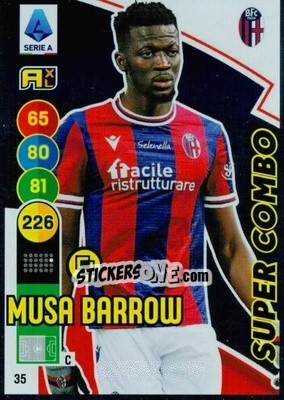 Sticker Musa Barrow - Calciatori 2021-2022. Adrenalyn XL - Panini