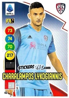 Figurina Charalampos Lykogiannis - Calciatori 2021-2022. Adrenalyn XL - Panini