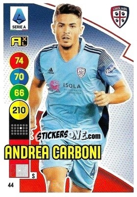 Sticker Andrea Carboni - Calciatori 2021-2022. Adrenalyn XL - Panini