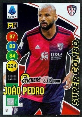 Figurina Joao Pedro - Calciatori 2021-2022. Adrenalyn XL - Panini