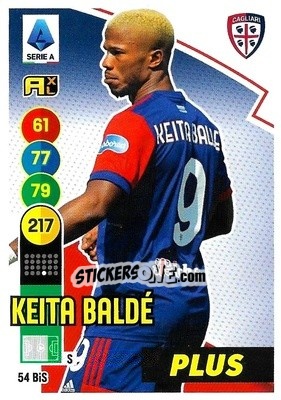 Sticker Keita Baldé - Calciatori 2021-2022. Adrenalyn XL n. 54bis - Panini