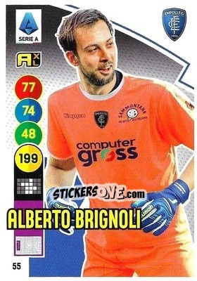 Figurina Alberto Brignoli - Calciatori 2021-2022. Adrenalyn XL - Panini