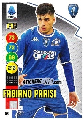 Sticker Fabiano Parisi - Calciatori 2021-2022. Adrenalyn XL - Panini