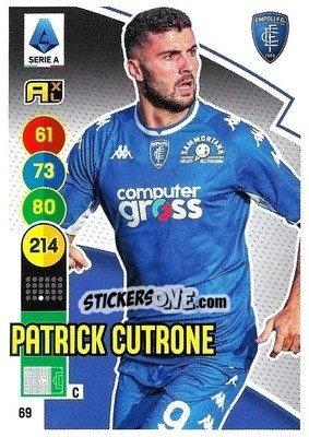 Figurina Patrick Cutrone - Calciatori 2021-2022. Adrenalyn XL - Panini