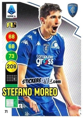 Figurina Stefano Moreo - Calciatori 2021-2022. Adrenalyn XL - Panini