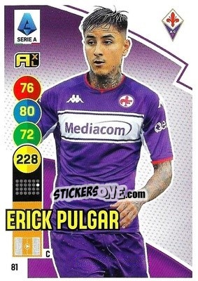 Cromo Erick Pulgar - Calciatori 2021-2022. Adrenalyn XL - Panini