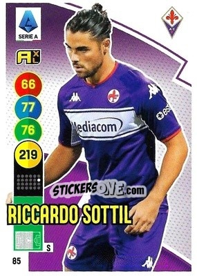 Cromo Riccardo Sottil - Calciatori 2021-2022. Adrenalyn XL - Panini