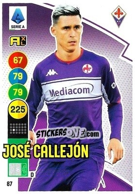 Figurina José Callejon - Calciatori 2021-2022. Adrenalyn XL - Panini