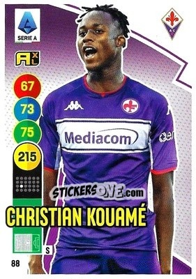 Figurina Christian Kouamé - Calciatori 2021-2022. Adrenalyn XL - Panini