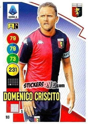 Figurina Domenico Criscito - Calciatori 2021-2022. Adrenalyn XL - Panini