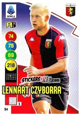 Figurina Lennart Czyborra - Calciatori 2021-2022. Adrenalyn XL - Panini