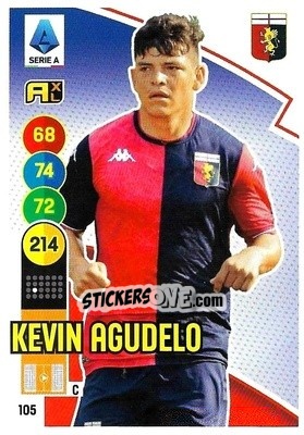 Figurina Kevin Agudelo - Calciatori 2021-2022. Adrenalyn XL - Panini