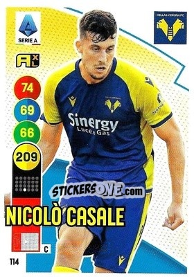 Sticker Nicolo Casale - Calciatori 2021-2022. Adrenalyn XL - Panini
