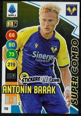 Cromo Antonin Barák - Calciatori 2021-2022. Adrenalyn XL - Panini