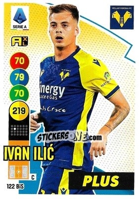 Sticker Ivan Ilic - Calciatori 2021-2022. Adrenalyn XL n. 122bis - Panini